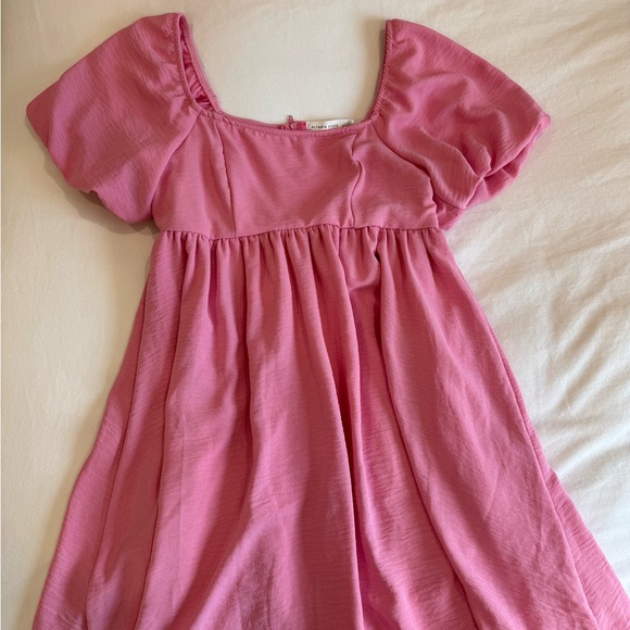 ALTAR'D STATE Anaya Puff Sleeve Dress Pink Size XS - Picture 2 of 4